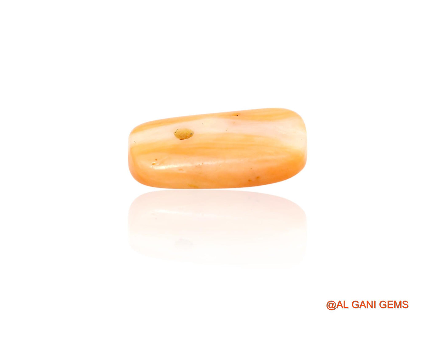 4.00 Cts Natural Taiwan Coral Loose Gemstone Oval Cabochon 16x8x3 mm C-247