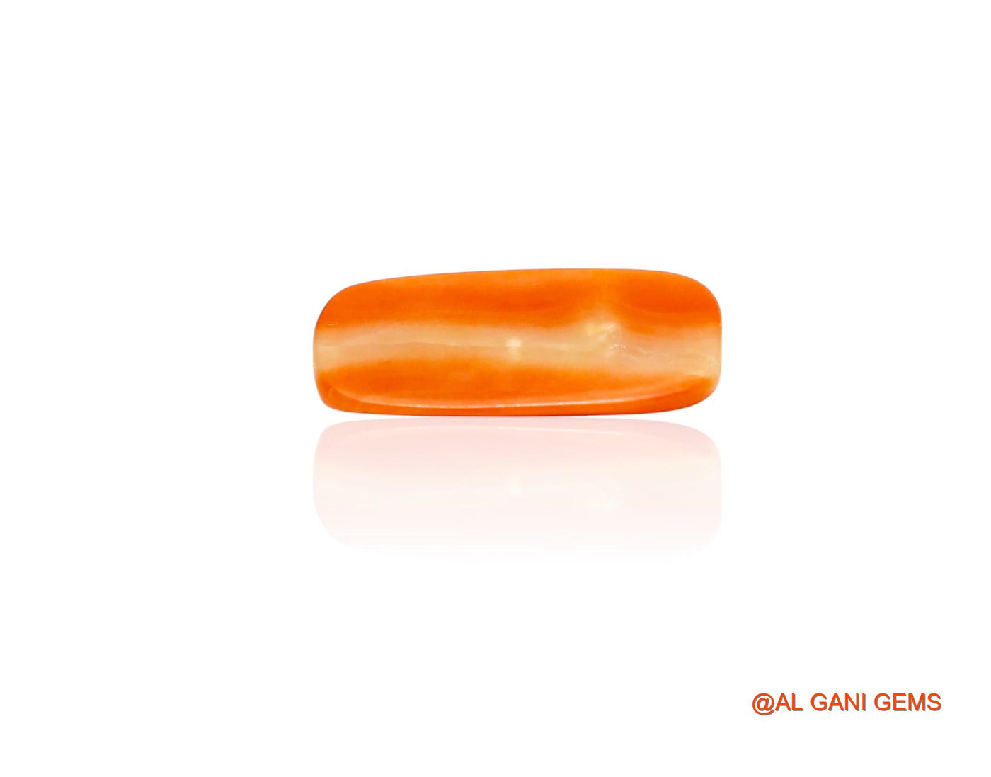 2.00 Cts Natural Taiwan Coral Loose Gemstone Oval Cabochon 16x6x2 mm C-265