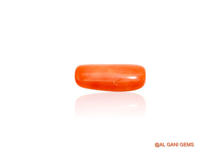 2.00 Cts Natural Taiwan Coral Loose Gemstone Oval Cabochon 14x6x2 mm C-307