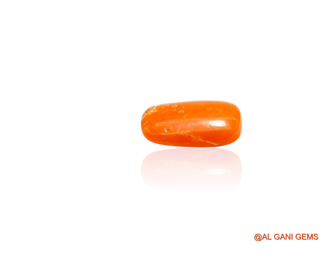 2.00 Cts Natural Taiwan Coral Oval Cabochon Loose Gemstone For Jewelry 12x6x2 mm C-320