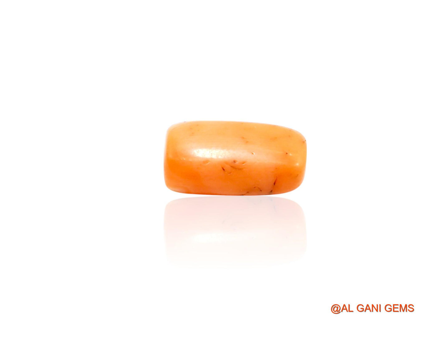 5.00 Cts Natural Taiwan Coral Oval Cabochon Loose Gemstone For Jewelry 13x7x5 mm C-327