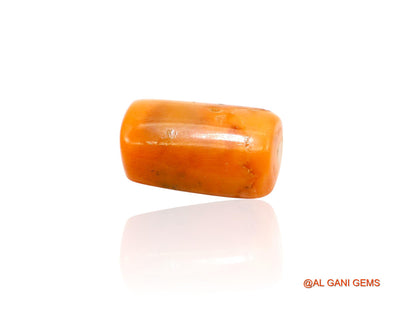 10.00 Cts Natural Taiwan Coral Loose Gemstone Oval Cabochon 15x9x6 mm C-363