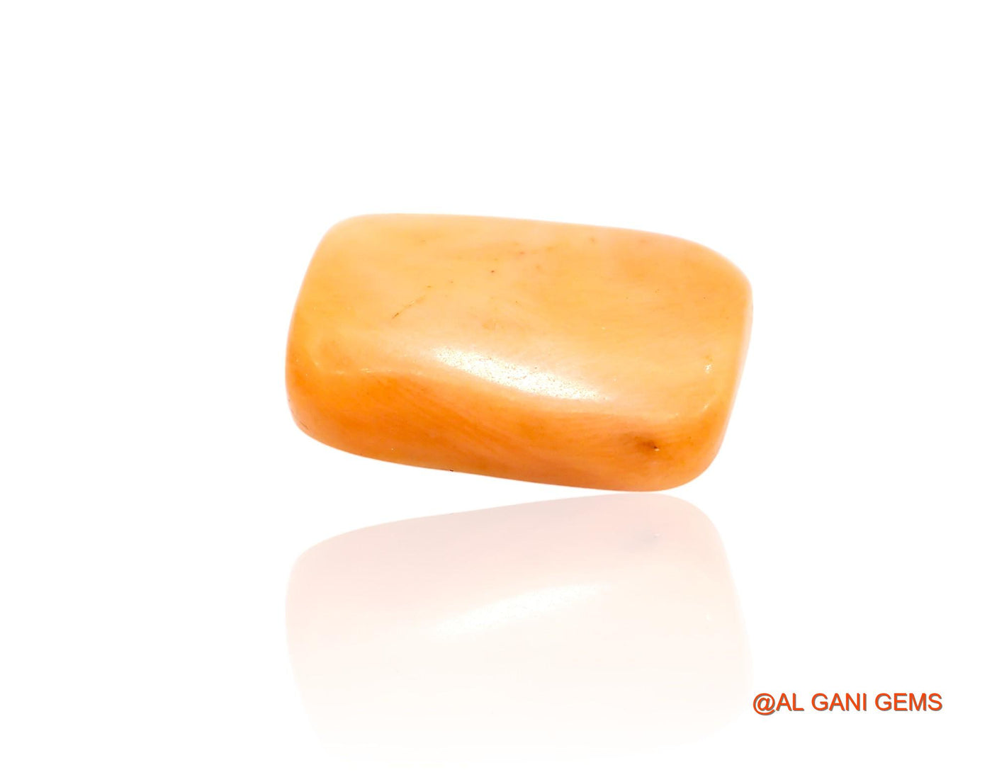 10.00 Cts Natural Taiwan Coral Loose Gemstone Oval Cabochon 18x13x5 mm C-371
