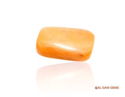 10.00 Cts Natural Taiwan Coral Loose Gemstone Oval Cabochon 18x13x5 mm C-371