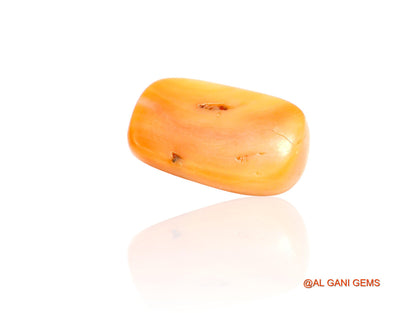13.00 Cts Natural Taiwan Coral Loose Gemstone Oval Cabochon 18x10x7 mm C-372