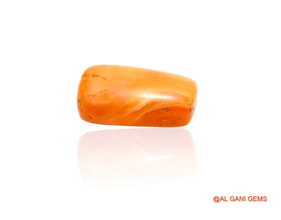 9.00 Cts Natural Taiwan Coral Loose Gemstone Oval Cabochon 17x10x5 mm C-374