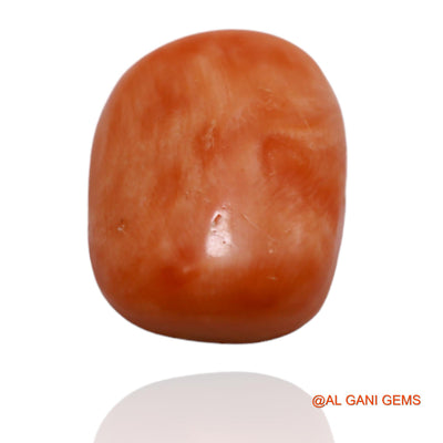 Natural Coral Gemstone 7.30 Cts Loose Oval Cabochon From Taiwan 14x11x4 mm C-39