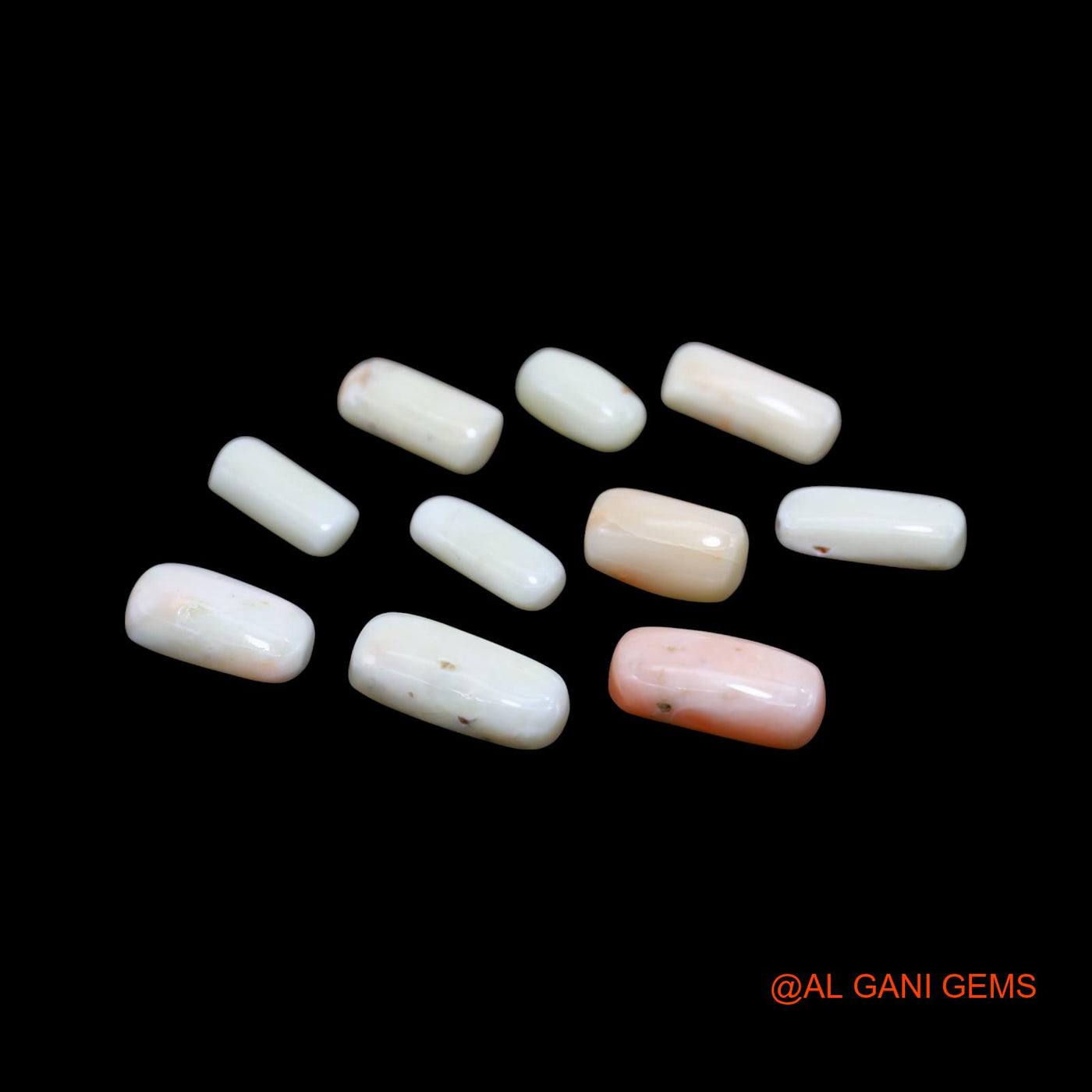 38.00 Cts Natural Italy Coral Tube Cabochon 10 Pcs Wholesale Lot Loose Gemstone For Jewelry 6X10X5 TO 7X16X4 MM C-414