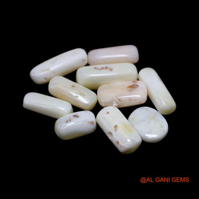 37.00 Cts Natural Italy Coral Tube Cabochon 10 Pcs Wholesale Lot Loose Gemstone For Jewelry 6X10X5 TO 6X16X5 MM C-418