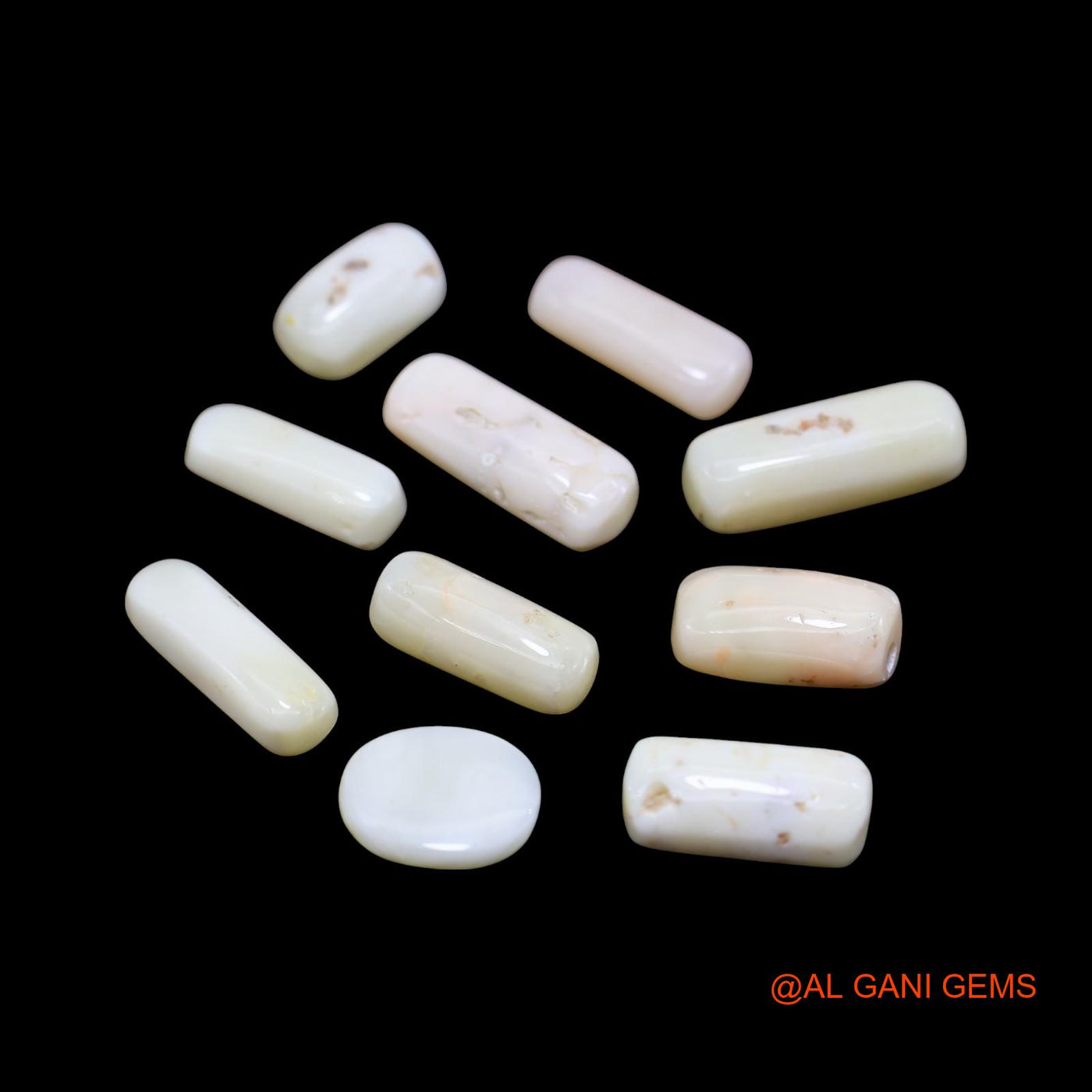 37.00 Cts Natural Italy Coral Tube Cabochon 10 Pcs Wholesale Lot Loose Gemstone For Jewelry 6X10X5 TO 6X16X5 MM C-418