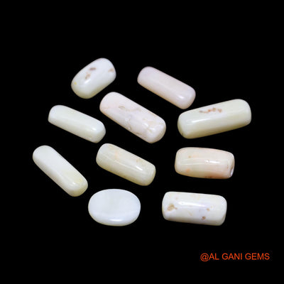 37.00 Cts Natural Italy Coral Tube Cabochon 10 Pcs Wholesale Lot Loose Gemstone For Jewelry 6X10X5 TO 6X16X5 MM C-418