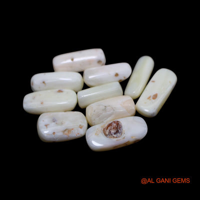 Natural Coral Loose Gemstone Tube Cabochon From Italy 10 Pcs Wholesale Lot 38.00 Cts 4X12X4 TO 7X16X5 MM C-419