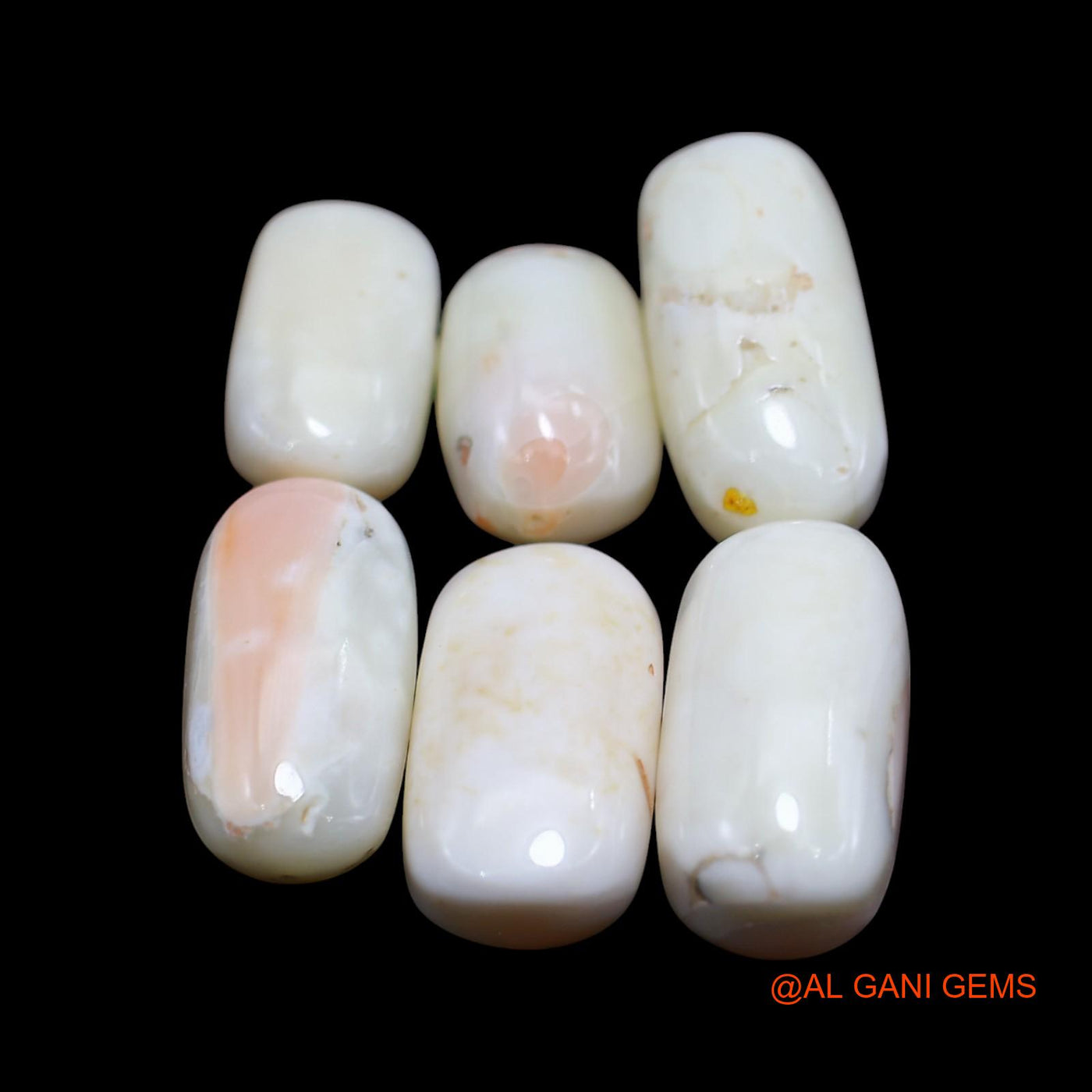 Natural Coral Loose Gemstone Tube Cabochon From Italy 6 Pcs Wholesale Lot 39.00 Cts 7X11X4 TO 8X16X6 MM C-420