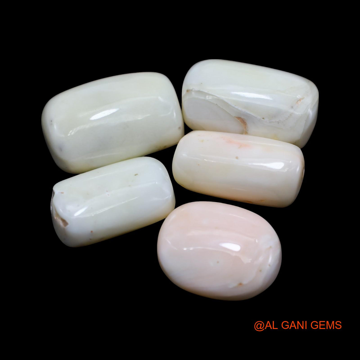 5 Pcs 59.00 Cts Natural Italy Coral Loose Gemstone Tube Cabochon Wholesale Lot 9X15X6 TO 11X17X9 MM C-421