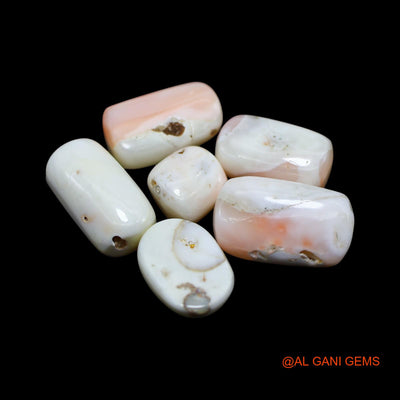 6 Pcs 56.00 Cts Natural Italy Coral Loose Gemstone Tube Cabochon Wholesale Lot 9X9X7 TO 10X18X8 MM C-423