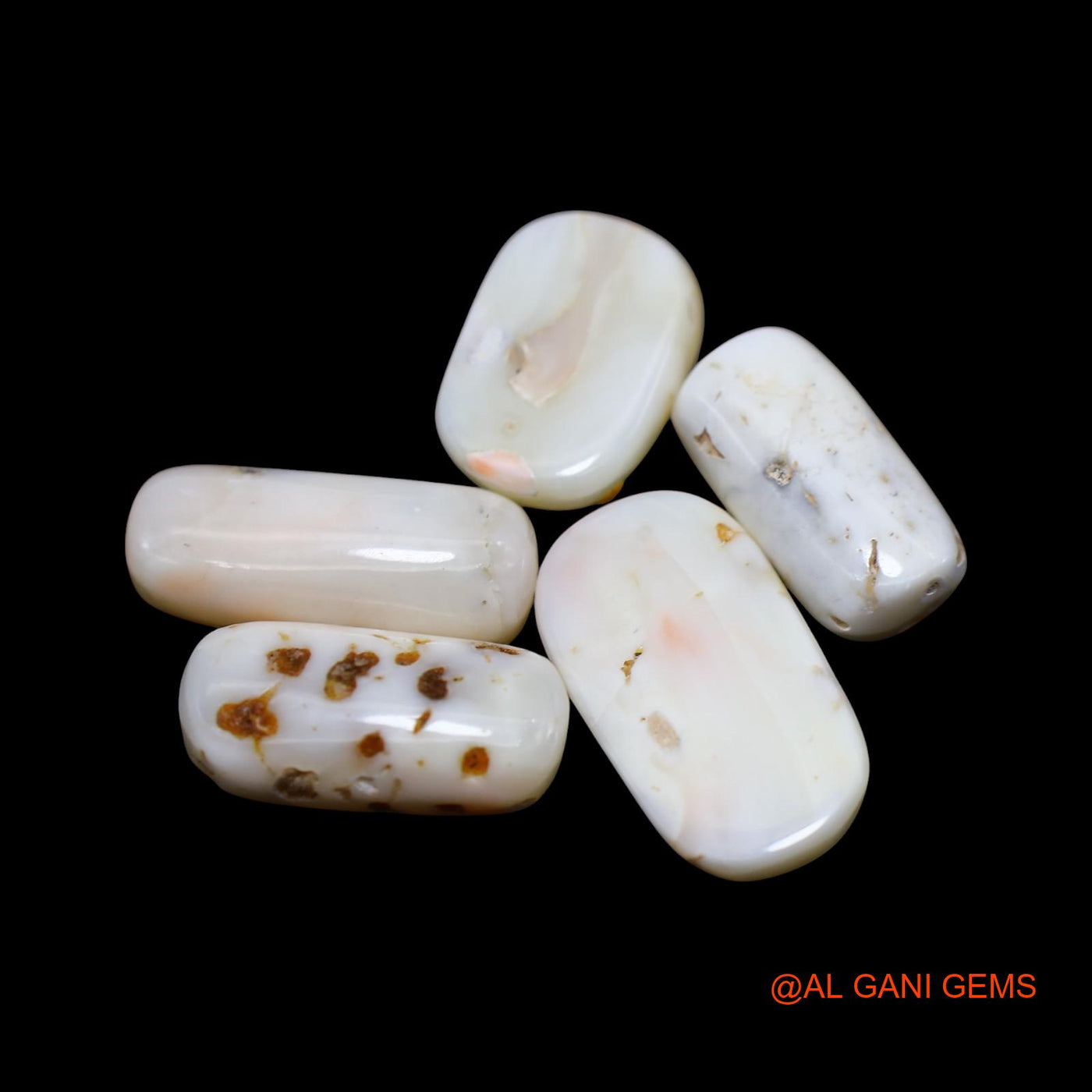 5 Pcs 29.00 Cts Natural Italy Coral Loose Gemstone Tube Cabochon Wholesale Lot 9X13X6 TO 9X17X4 MM C-428