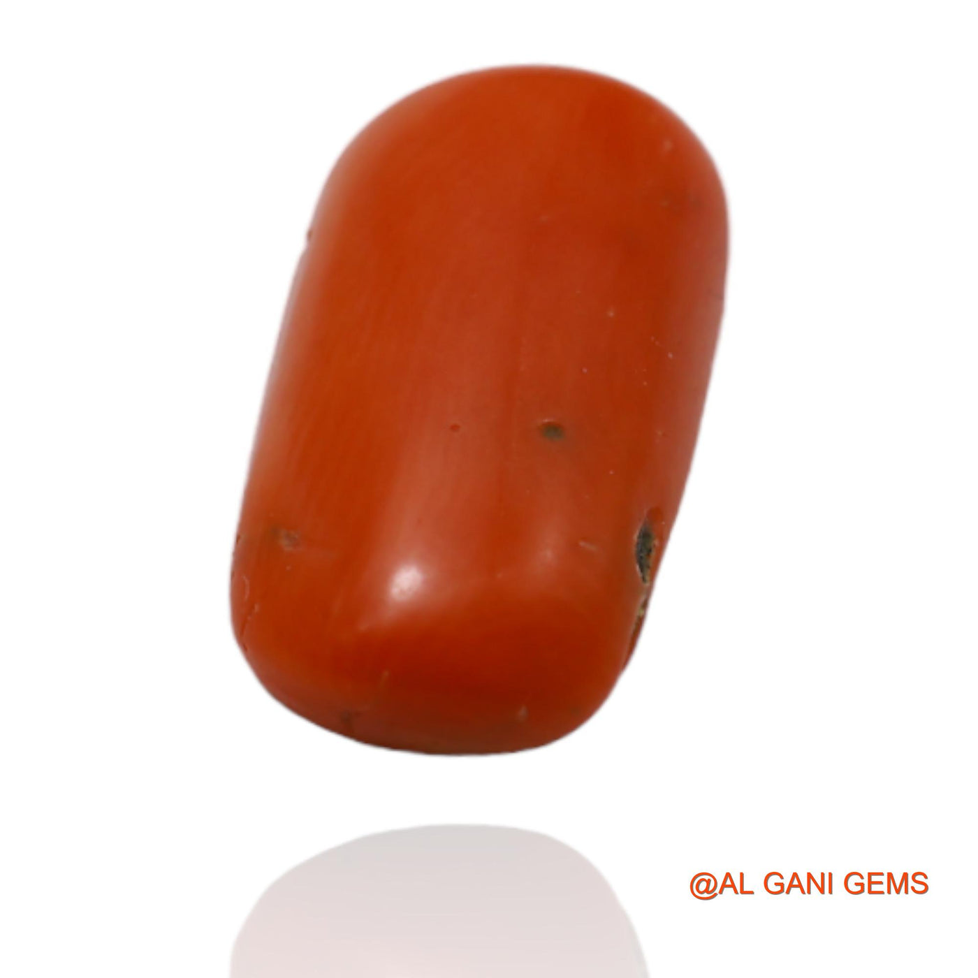 4.80 Cts Natural Taiwan Coral Loose Gemstone Oval Cabochon 15x8x4 mm C-74
