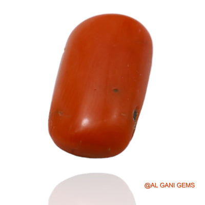 4.80 Cts Natural Taiwan Coral Loose Gemstone Oval Cabochon 15x8x4 mm C-74