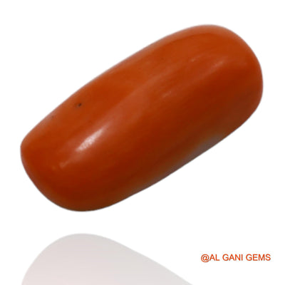 3.95 Cts Natural Taiwan Coral Loose Gemstone Oval Cabochon 15x7x4 mm C-80