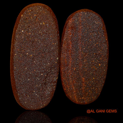 2 Pcs 15.30 Cts Lab-Created Australian Doublet Opal Loose Gemstone Oval Cabochon 20X10X3 mm TO 23X10X3 mm D-103