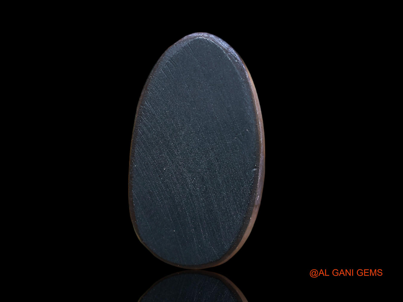 Lab-Created Untreated Doublet Opal Loose Gemstone Oval Cabochon From Australia 15.00 Cts 22x12x5 mm D-105