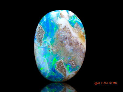 11.00 Cts Lab-Created Australian Doublet Opal Oval Cabochon Loose Gemstone For Jewelry 16x11x5 mm D-108