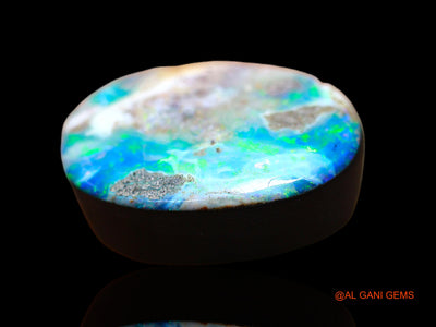 11.00 Cts Lab-Created Australian Doublet Opal Oval Cabochon Loose Gemstone For Jewelry 16x11x5 mm D-108