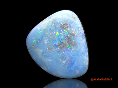 13.00 Cts Unheated Australian Doublet Opal Loose Gemstone Fancy Cabochon Lab-Created 17x15x5 mm D-109