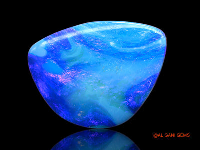19.00 Cts Lab-Created Australian Doublet Opal Loose Gemstone Fancy Cabochon 21x16x5 mm D-110