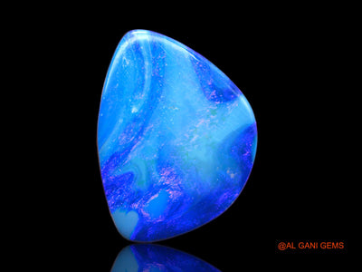 19.00 Cts Lab-Created Australian Doublet Opal Loose Gemstone Fancy Cabochon 21x16x5 mm D-110