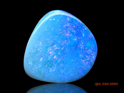 Lab-Created Doublet Opal Gemstone 16.00 Cts Loose Fancy Cabochon From Australia 19x17x4 mm D-112