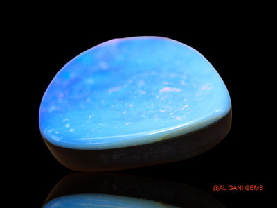 Lab-Created Doublet Opal Gemstone 16.00 Cts Loose Fancy Cabochon From Australia 19x17x4 mm D-112