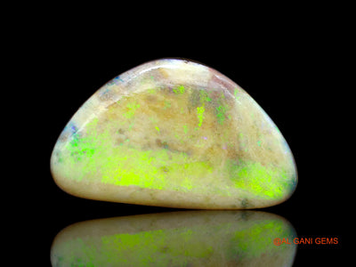 12.00 Cts Lab-Created Australian Doublet Opal Loose Gemstone Fancy Cabochon 19x11x5 mm D-114