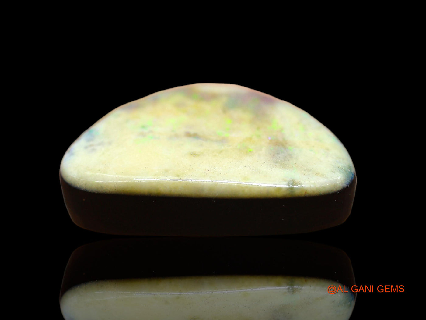 12.00 Cts Lab-Created Australian Doublet Opal Loose Gemstone Fancy Cabochon 19x11x5 mm D-114