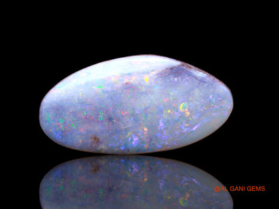 11.00 Cts Unheated Australian Doublet Opal Loose Gemstone Fancy Cabochon Lab-Created 23x11x5 mm D-117
