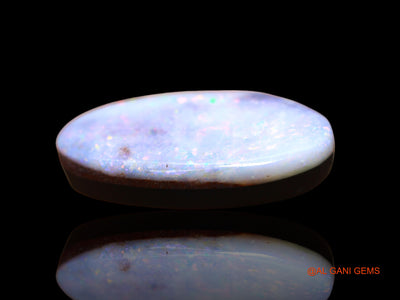 11.00 Cts Unheated Australian Doublet Opal Loose Gemstone Fancy Cabochon Lab-Created 23x11x5 mm D-117