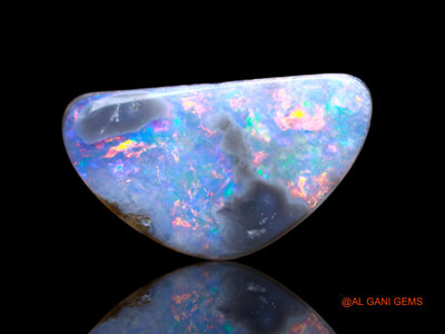 6.00 Cts Unheated Australian Doublet Opal Loose Gemstone Fancy Cabochon Lab-Created 16x9x4 mm D-118