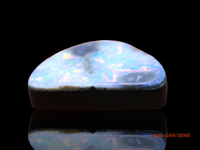 6.00 Cts Unheated Australian Doublet Opal Loose Gemstone Fancy Cabochon Lab-Created 16x9x4 mm D-118
