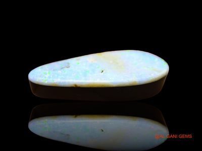 Lab-Created Untreated Doublet Opal Loose Gemstone Fancy Cabochon From Australia 9.00 Cts 23x9x4 mm D-121