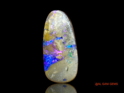 Lab-Created Doublet Opal Gemstone 9.00 Cts Loose Fancy Cabochon From Australia 21x10x4 mm D-122