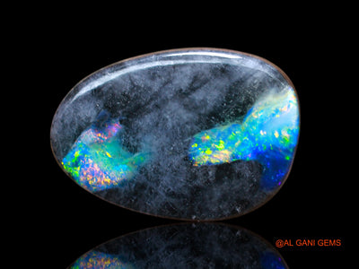 10.00 Cts Lab-Created Australian Doublet Opal Loose Gemstone Fancy Cabochon 18x12x4 mm D-123