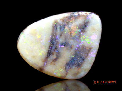 8.00 Cts Lab-Created Australian Doublet Opal Loose Gemstone Fancy Cabochon 15x12x4 mm D-124