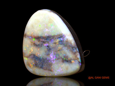 8.00 Cts Lab-Created Australian Doublet Opal Loose Gemstone Fancy Cabochon 15x12x4 mm D-124