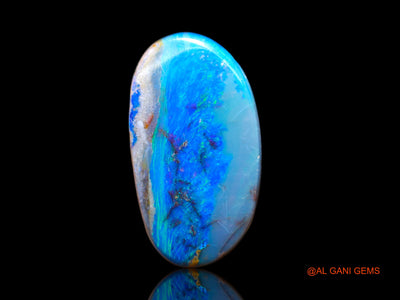 7.00 Cts Lab-Created Australian Doublet Opal Loose Gemstone Fancy Cabochon 16x9x4 mm D-125