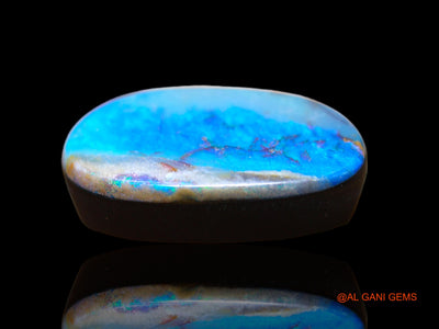 7.00 Cts Lab-Created Australian Doublet Opal Loose Gemstone Fancy Cabochon 16x9x4 mm D-125
