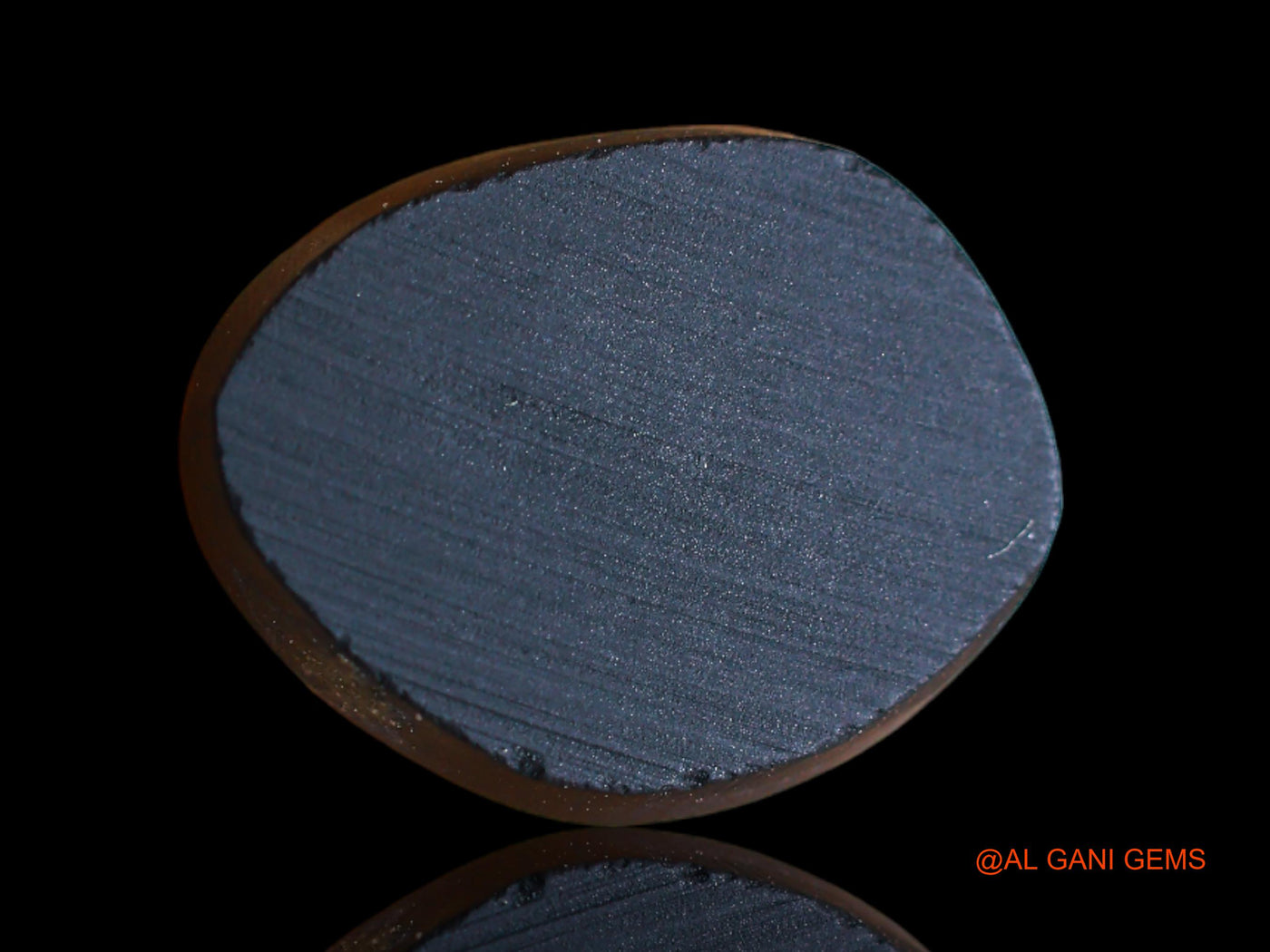 Lab-Created Untreated Doublet Opal Loose Gemstone Fancy Cabochon From Australia 7.00 Cts 14x12x4 mm D-126