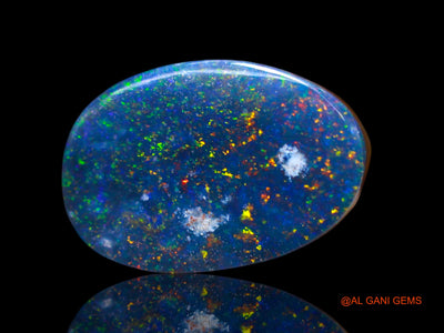 5.00 Cts Lab-Created Australian Doublet Opal Loose Gemstone Oval Cabochon 14x9x3 mm D-127