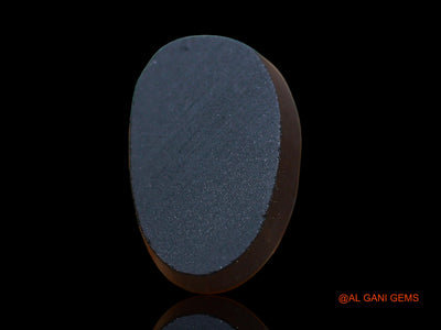 Lab-Created Untreated Doublet Opal Loose Gemstone Oval Cabochon From Australia 7.00 Cts 15x10x4 mm D-130