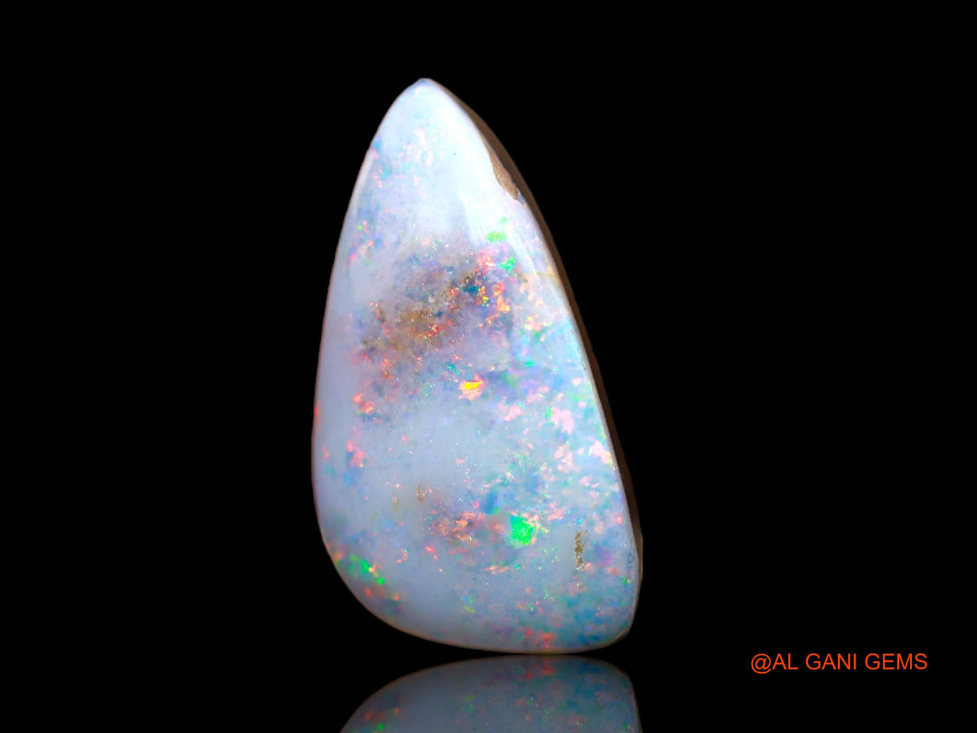 Lab-Created Doublet Opal Gemstone 6.00 Cts Loose Fancy Cabochon From Australia 16x9x5 mm D-132