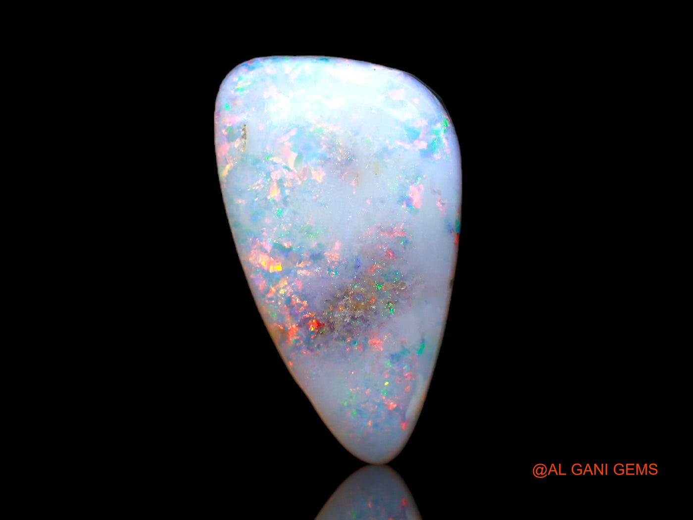 Lab-Created Doublet Opal Gemstone 6.00 Cts Loose Fancy Cabochon From Australia 16x9x5 mm D-132